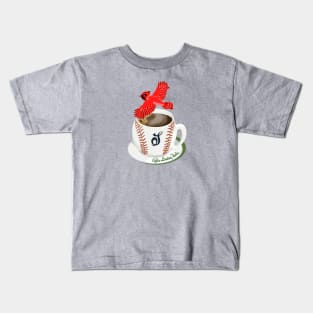 Coffee Breaking Ball! Cardinal with S! Kids T-Shirt